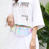 Transparent Waist Bag Laser Femme Chest Bag Hip Hop Pouch
