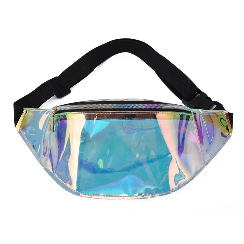 Transparent Waist Bag Laser Femme Chest Bag Hip Hop Pouch