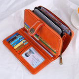 Retro Long Wallet Women's Multi-function Clutch Bag Carteira Portfel Damski