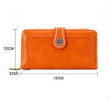 Retro Long Wallet Women's Multi-function Clutch Bag Carteira Portfel Damski