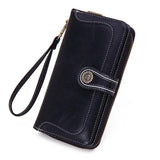Retro Long Wallet Women's Multi-function Clutch Bag Carteira Portfel Damski