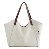 Canvas Tide Thickened Large Capacity Shopping Bag Shoulder Bags Women Handba