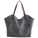 Canvas Tide Thickened Large Capacity Shopping Bag Shoulder Bags Women Handba