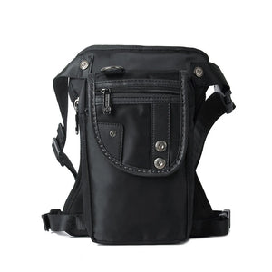 Waterproof Canvas Waist Bag Men Fanny Pack Leg Bag