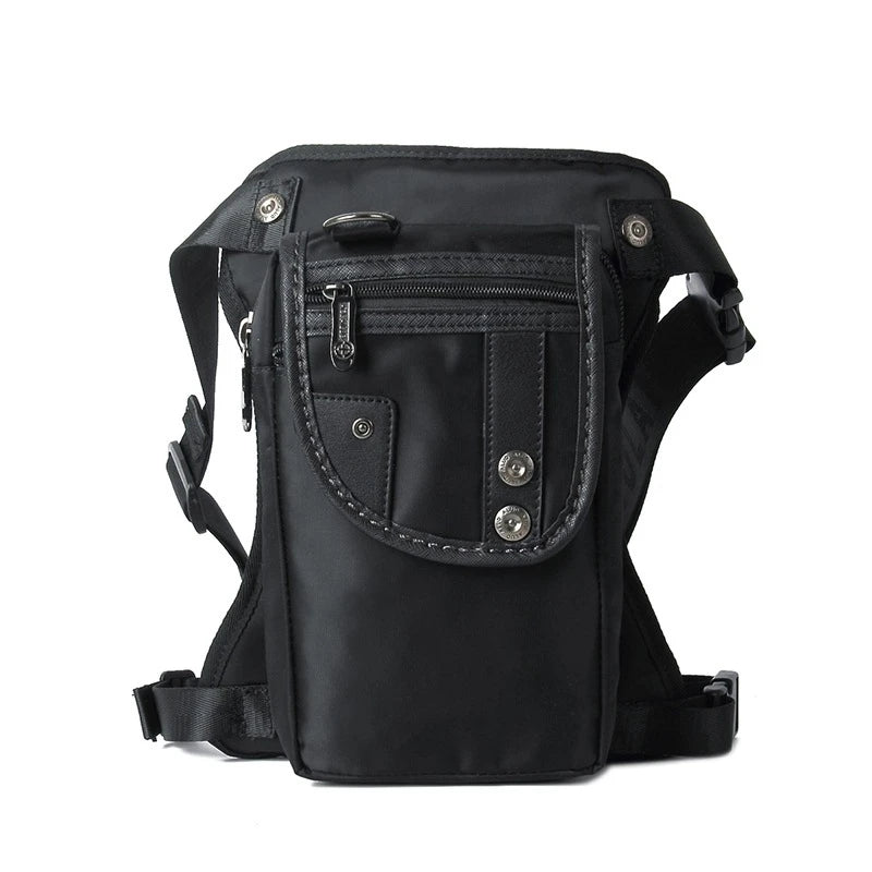 Waterproof Canvas Waist Bag Men Fanny Pack Leg Bag