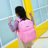 Teenage Girls School Backpack Waterproof Satchel Big Capacity Kids Book Bag
