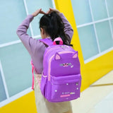 Teenage Girls School Backpack Waterproof Satchel Big Capacity Kids Book Bag