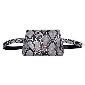 Women Snake Cross Chest Bag Shoulder Messenger Bag