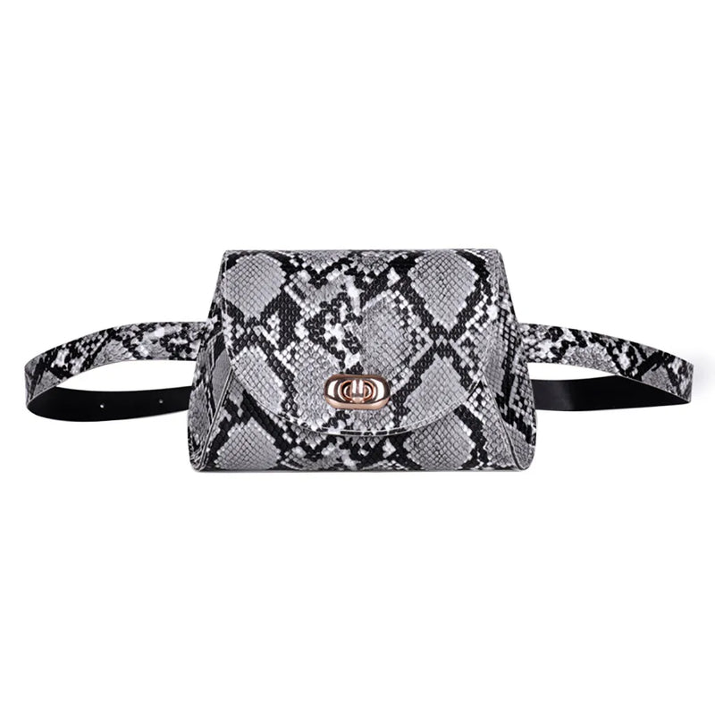 Women Snake Cross Chest Bag Shoulder Messenger Bag