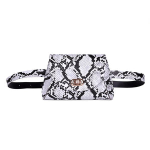 Women Snake Cross Chest Bag Shoulder Messenger Bag