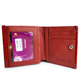 Echt Lederen Dames Portemonnee Korte Clutch Vrouwelijke Portemonnee