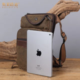 Men Canvas Waterproof Waist Pack Military Leg Bag Thigh Pocket