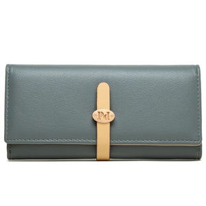 Women's PU Leather Handbag with Buckle Zipper