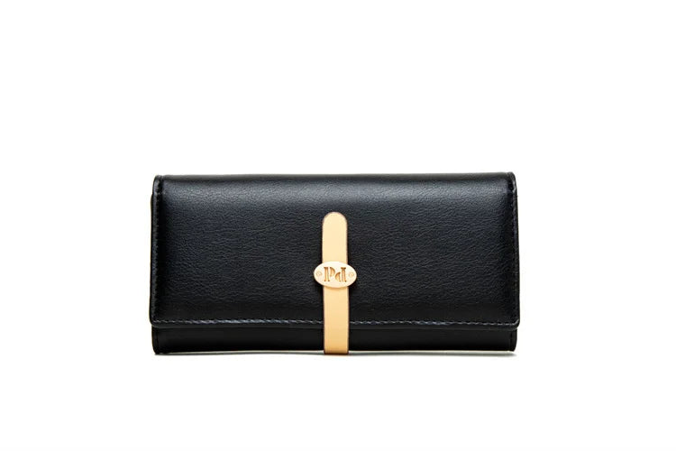 Women's PU Leather Handbag with Buckle Zipper