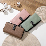Women's Pu Buckle Printing Handbag Large Capacity Bag