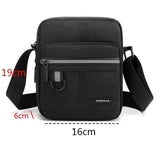 Men Canvas Mini Crossbody Bag Retro Shoulder Phone Bag PT1137