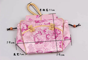 Chinese/India Silk Embroidered Bag, Cheongsam Tangzhuang Handbag
