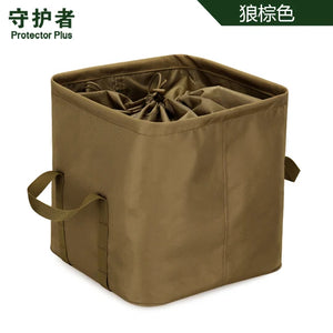 Portable Folding Storage Basket 600D Polyester Waterproof Tactical Vest