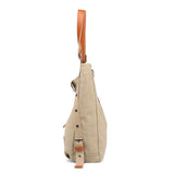 PU Solid Zipper Lady Hand Bag Shoulder Cross Body Bag