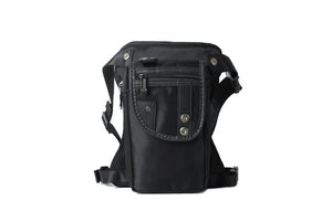 Men Waterproof Canvas Waist Bag Leg Bag Military Hip Pouch