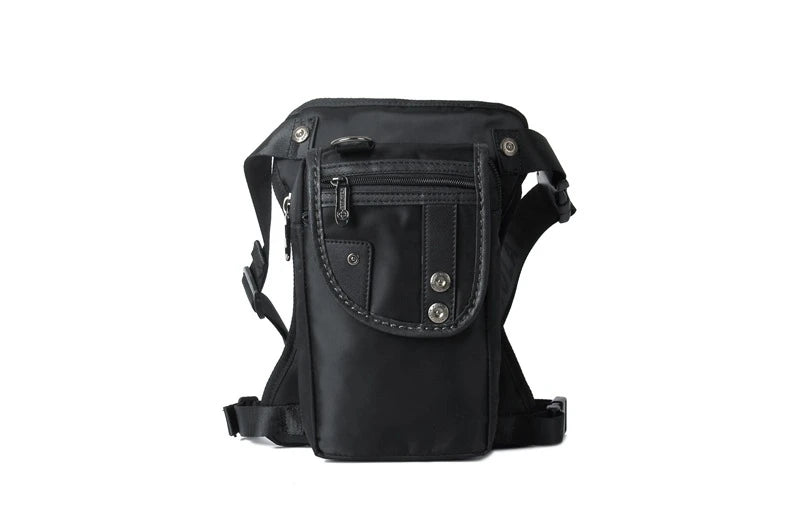 Men Waterproof Canvas Waist Bag Leg Bag Military Hip Pouch