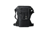 Men Waterproof Canvas Waist Bag Leg Bag Military Hip Pouch