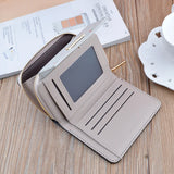 Small Zipper Buckle Wallet Women's Short Wallet