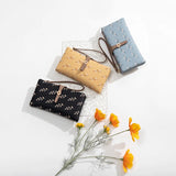 Women's Long Wallet with Zipper Wrist Strap