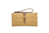 Women's Long Wallet with Zipper Wrist Strap