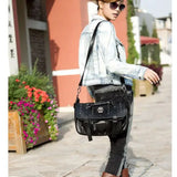 Skull Rivet Single Shoulder Tote Bag