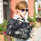 Skull Rivet Single Shoulder Tote Bag