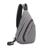 Zipper School Backpack Crossbody Sling Bag for Men