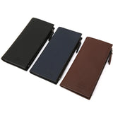 Men's Long Zip Wallet Business Handbag