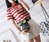 Retro Owl Shoulder Bag for Women