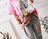 Retro Owl Shoulder Bag for Women