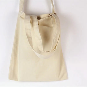 Canvas Messenger Shoulder Bag Solid Crossbody Bags for Women