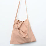 Canvas Messenger Shoulder Bag Solid Crossbody Bags for Women