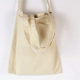 Canvas Messenger Shoulder Bag Solid Crossbody Bags for Women