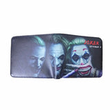 Joker Character Print Leather Wallet Set