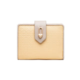 Zip Fastener Contrast Wallet for Women