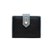 Zip Fastener Contrast Wallet for Women