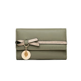 Women's Short Bow Pendant Wallet