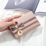 Women's Short Bow Pendant Wallet