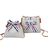 Bowknot Bucket Bag Crossbody Bag for Women