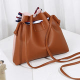 Bowknot Bucket Bag Crossbody Bag for Women