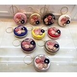 Roundness Clutch Bag Red Purple Lady Flower Wedding Party Purse Female