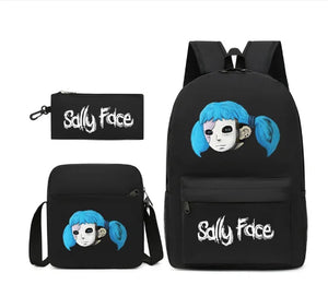 Sally Face 3D Printed Backpack Set