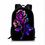 Starry Sky Backpack Universe Space Rechargeable School Bag