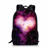 Starry Sky Backpack Universe Space Rechargeable School Bag