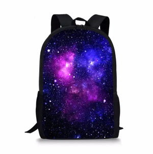 Starry Sky Backpack Universe Space Rechargeable School Bag